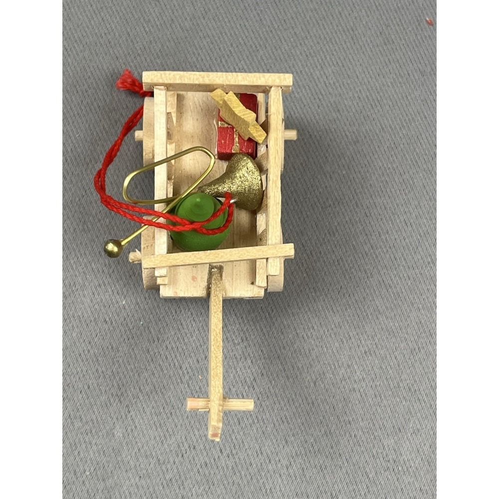 Holzkunst Christian Ulbricht Wooden Ornament Wagon Star Trumpet Christmas Tree - Picture 6 of 10
